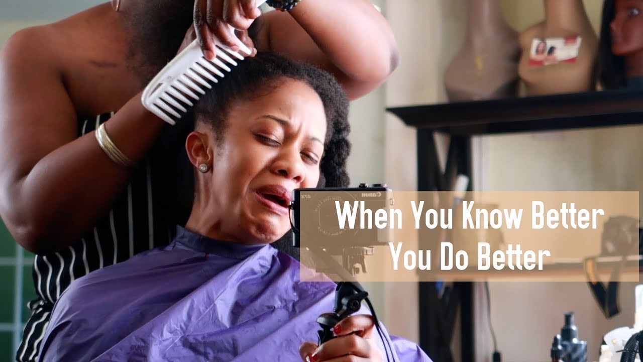 Know Better...Do Better. A Salon Visit from Youtube's ToNaturali